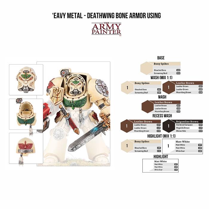 'Eavy Metal - Deathwing Bone Armour using The Army Painter